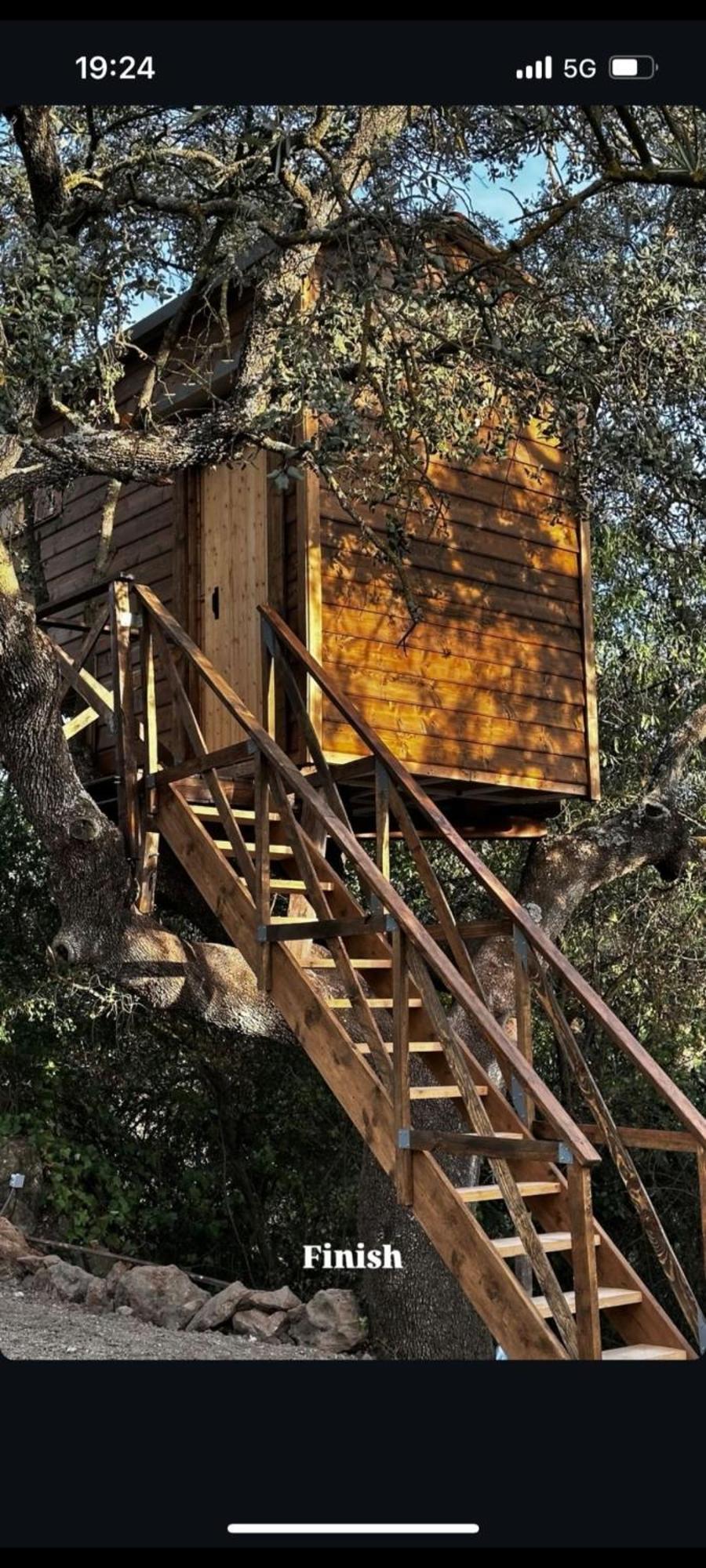 Cabana Del Arbol Lavagarural Villanueva del Rosario Exteriér fotografie